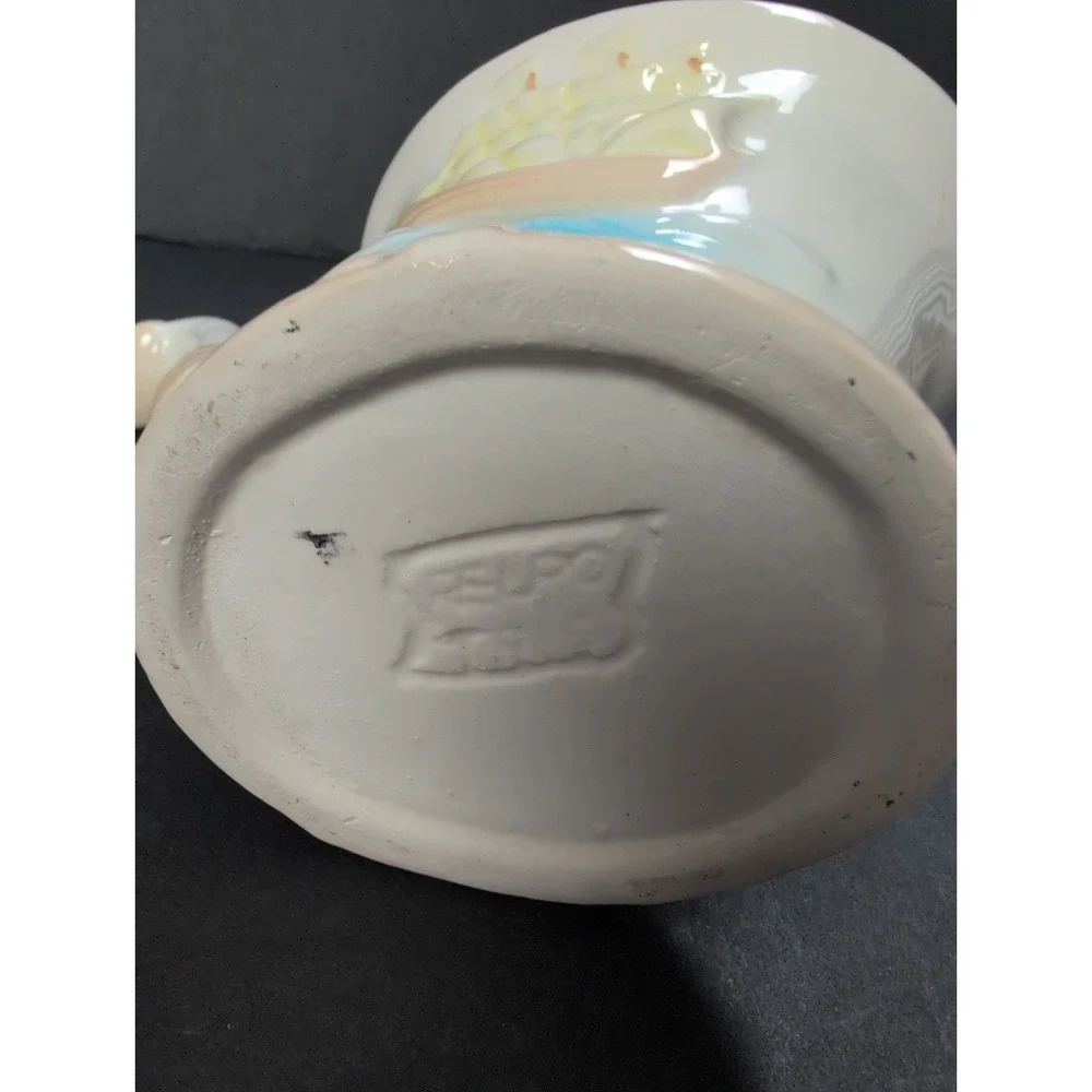 Vintage Relpo Pipe Planter MCM Ceramic Smoking Pipe Vase Japan 1950's-1960's